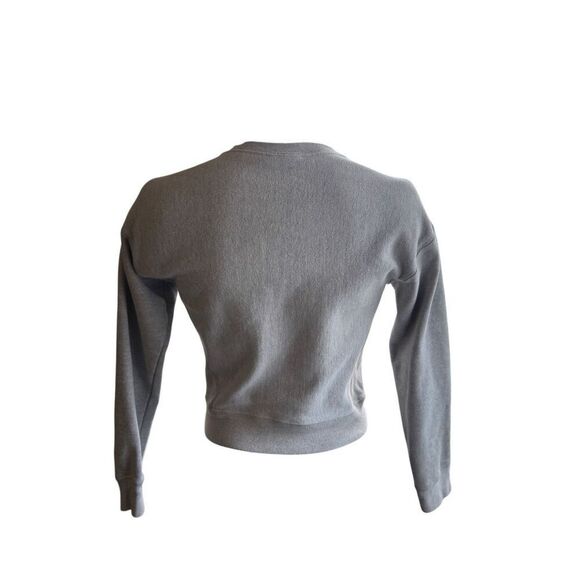 Champion Reverse Weave Sweatshirt Women Extra Small XS Gray Embroidered Spellout - Picture 2 of 3